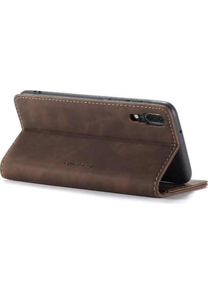 Huawei P20 Vintage Pu Deri Cüzdan Manyetik Kapatma Kılıf Için Flip Case (Yurt Dışından) modelleri