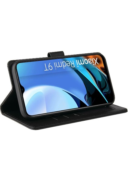 Xiaomi Redmi 9t Kickstand Darbeye 4 Köşe Koruma Için Flip Case (Yurt Dışından)