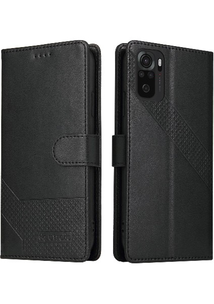 Xiaomi Redmi Not 10 Için Flip Case 4g Darbeye Kickstand Premium Üç (Yurt Dışından)