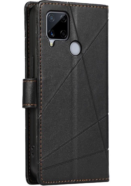 Realme C15/C25 Kickstand Şok Emici Üç Kart Yuvaları Için Flip Case (Yurt Dışından) indirimleri