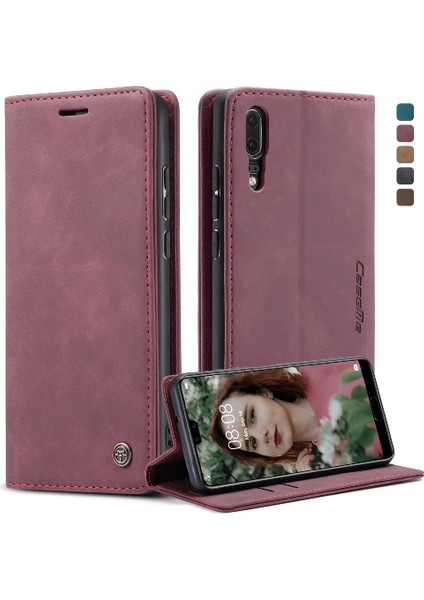 Huawei P20 Vintage Pu Deri Cüzdan Manyetik Kapatma Kılıf Için Flip Case (Yurt Dışından) fiyatları