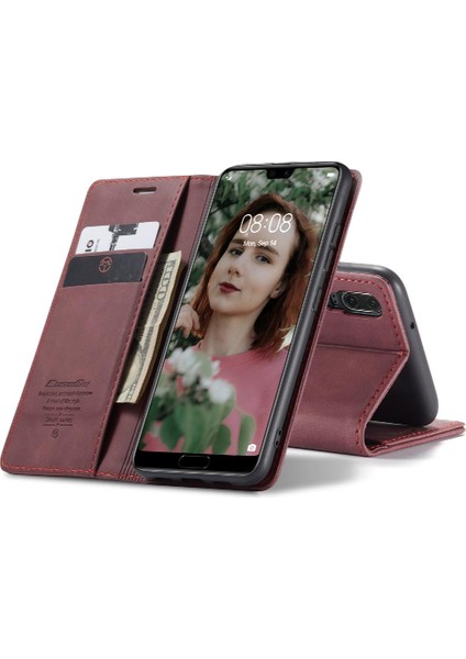 Huawei P20 Vintage Pu Deri Cüzdan Manyetik Kapatma Kılıf Için Flip Case (Yurt Dışından) modelleri