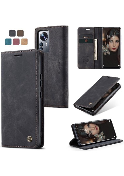 Xiaomi 12 Pro Için Flip Case Manyetik Kapatma Darbeye Çevir Folio Kitap (Yurt Dışından)