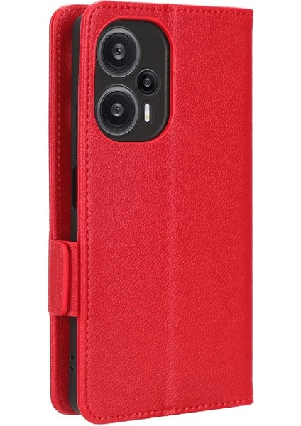 Xiaomi Poco F5 5g Için Kılıf Cüzdan Kart Yuvaları Tutucu Yan Toka Manyetik (Yurt Dışından) modelleri