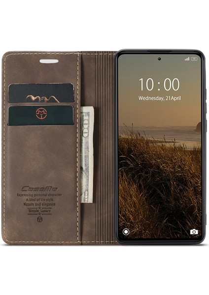 Xiaomi Poco X5 5g Manyetik Kapatma Için Flip Case Darbeye Çevir Folio Pu (Yurt Dışından)