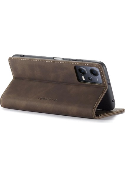 Xiaomi Poco X5 5g Manyetik Kapatma Için Flip Case Darbeye Çevir Folio Pu (Yurt Dışından)