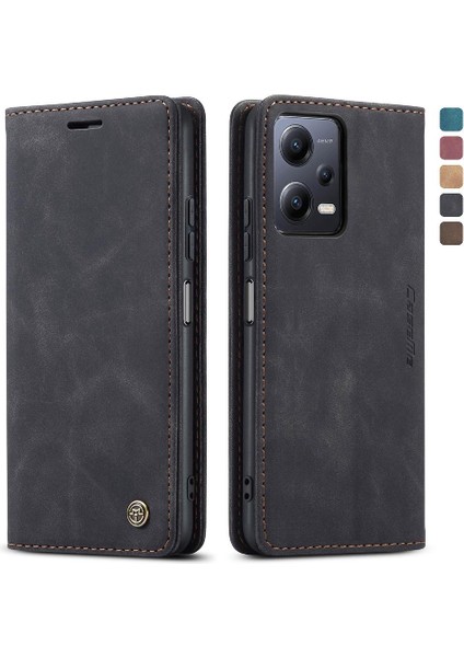 Xiaomi Redmi Not 12 Için Flip Case 5g Flip Folio Kitap Manyetik Kapatma Pu (Yurt Dışından)