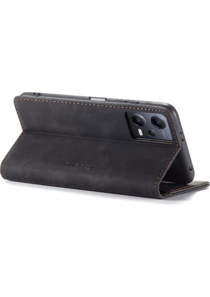 Xiaomi Redmi Not 12 Için Flip Case 5g Flip Folio Kitap Manyetik Kapatma Pu (Yurt Dışından)