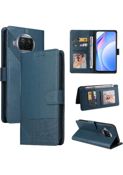 Xiaomi 10T Lite Kickstand Darbeye Üç Kart Yuvaları 4 Için Flip Case (Yurt Dışından)