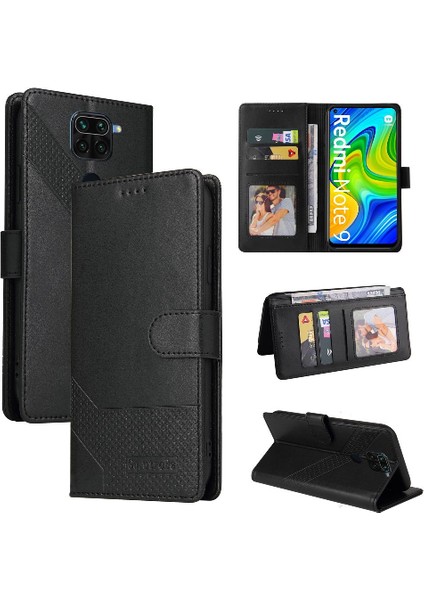 Xiaomi Redmi Not 9 Için Flip Case 4g Kickstand Darbeye 4 Köşe Üç (Yurt Dışından)