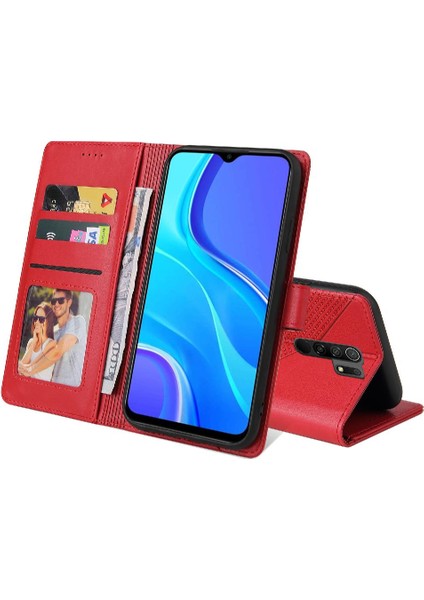 Xiaomi Redmi 9 Darbeye Kickstand 4 Köşe Koruma Için Flip Case (Yurt Dışından)