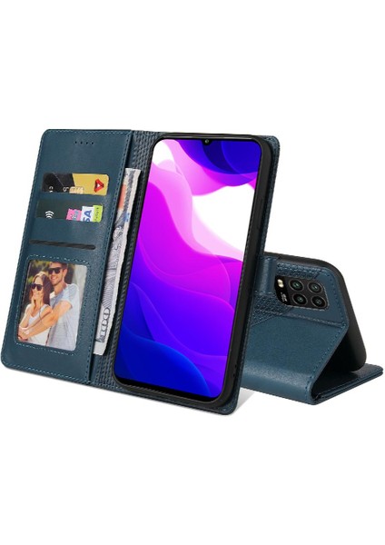 Xiaomi 10 Lite Için Flip Case Üç Kart Yuvaları Kickstand Darbeye 4 (Yurt Dışından)
