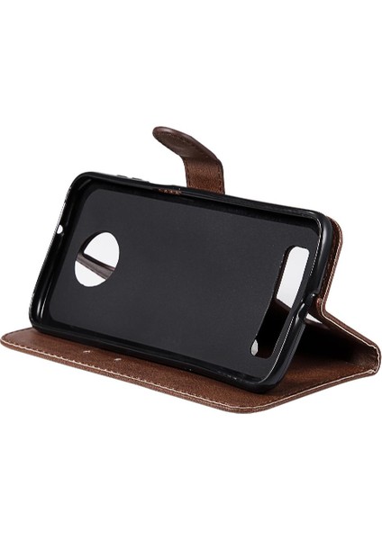 Motorola Moto Z3 Oyun Klasik Düz Renk ile Yüksek Kalite Için Flip Case (Yurt Dışından) modelleri