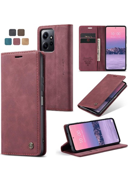 Xiaomi Redmi Not 12 Için Flip Case 4g Manyetik Kapatma Darbeye Vaka Pu (Yurt Dışından) fiyatları