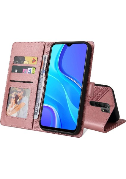 Xiaomi Redmi 9 Darbeye Kickstand 4 Köşe Koruma Için Flip Case (Yurt Dışından)