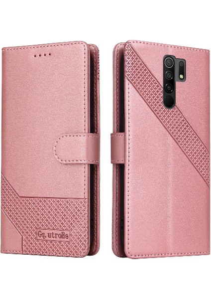 Xiaomi Redmi 9 Darbeye Kickstand 4 Köşe Koruma Için Flip Case (Yurt Dışından)