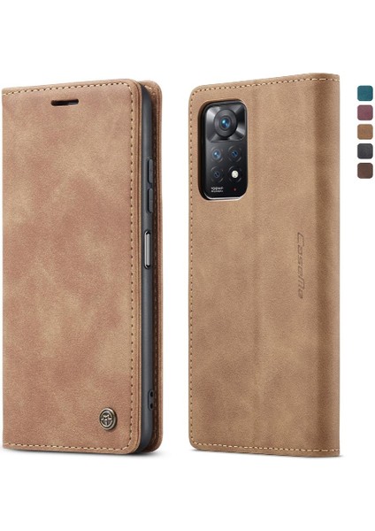 Xiaomi Redmi Not 12 Için Flip Case Pro 4g Flip Folio Kitap Vintage Pu Kılıf (Yurt Dışından)