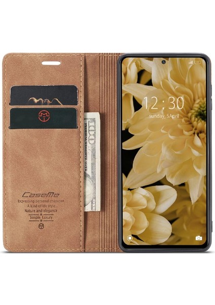 Xiaomi Redmi Not 12 Için Flip Case Pro 4g Flip Folio Kitap Vintage Pu Kılıf (Yurt Dışından)
