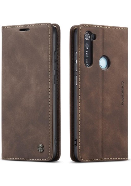 Xiaomi Redmi Not 8 Için Flip Case Kart Yuvası Kickstand Manyetik Pu (Yurt Dışından)