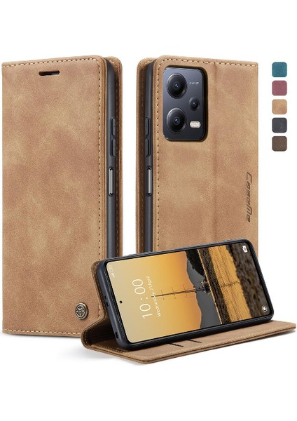 Xiaomi Redmi Not 12 Için Flip Case 5g Flip Folio Kitap Manyetik Kapatma Pu (Yurt Dışından)