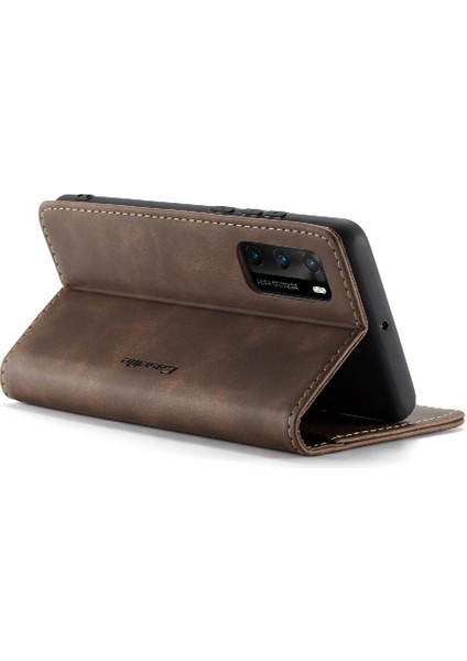Huawei P40 Manyetik Kapatma Için Flip Case Darbeye Çevir Folio Kitap Pu (Yurt Dışından) modelleri
