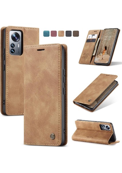 Xiaomi 12 Pro Için Flip Case Manyetik Kapatma Darbeye Çevir Folio Kitap (Yurt Dışından) modelleri