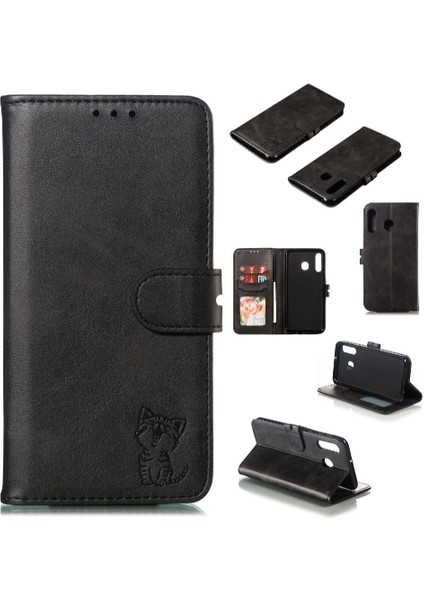 Manyi Mall Samsung Galaxy Wallet Manyetik Kapatma Kickstand Kart Için Cüzdan Durumda Tüm (Yurt Dışından)