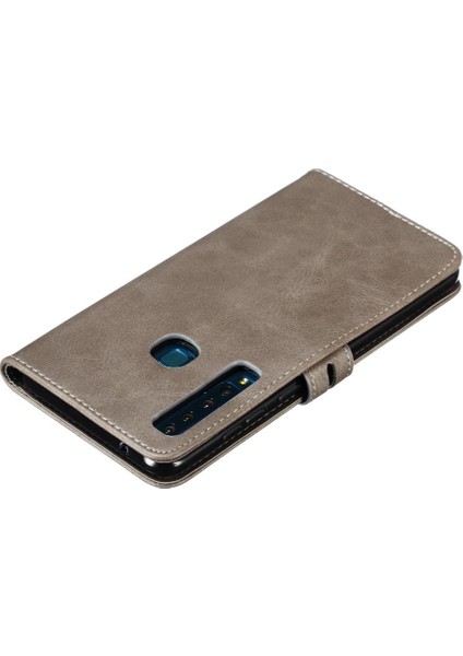 Cüzdan Kılıf Samsung Galaxy A9 2018 Kickstand Kart Tutucu Kabartmalı Tüm (Yurt Dışından)