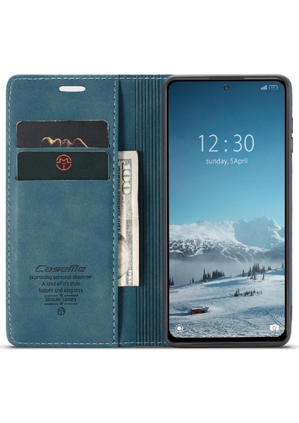 Xiaomi Redmi Not 12 Için Flip Case Pro 4g Flip Folio Kitap Vintage Pu Kılıf (Yurt Dışından)