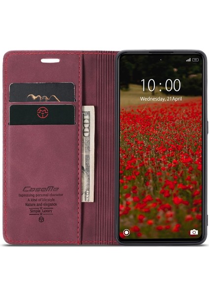 Xiaomi Redmi Not 12 Için Flip Case 5g Flip Folio Kitap Manyetik Kapatma Pu (Yurt Dışından)