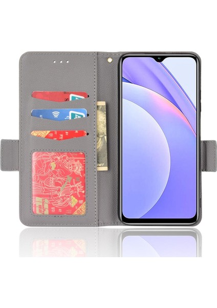 Xiaomi Redmi Için Kılıf 9t Manyetik Pu Deri Kart Yuvaları Tutucu Cüzdan Yan (Yurt Dışından) indirimleri