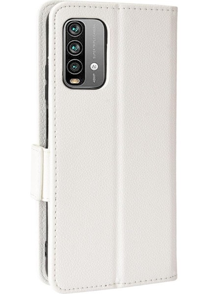 Xiaomi Redmi Için Kılıf 9t Manyetik Pu Deri Kart Yuvaları Tutucu Cüzdan Yan (Yurt Dışından)
