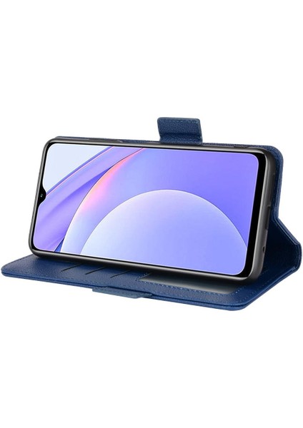 Xiaomi Redmi Için Kılıf 9t Manyetik Pu Deri Kart Yuvaları Tutucu Cüzdan Yan (Yurt Dışından)
