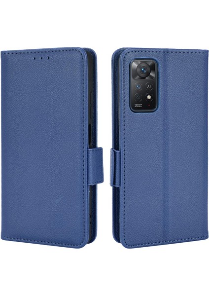 Xiaomi Redmi Için Not 11 Pro 4g/5g Yan Toka Pu Deri Cüzdan Kart (Yurt Dışından)