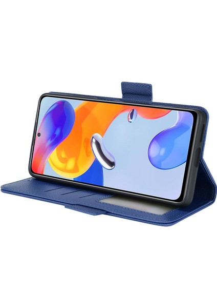 Xiaomi Redmi Için Not 11 Pro 4g/5g Yan Toka Pu Deri Cüzdan Kart (Yurt Dışından)