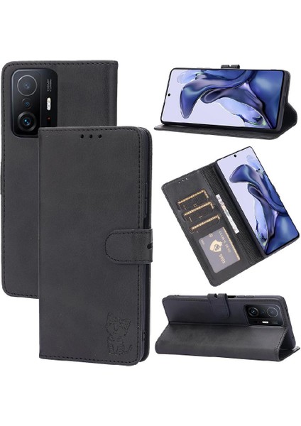 Cüzdan Kılıf Xiaomi Redmi Için 10 Kabartmalı Kickstand Kart Tutucu Manyetik (Yurt Dışından)