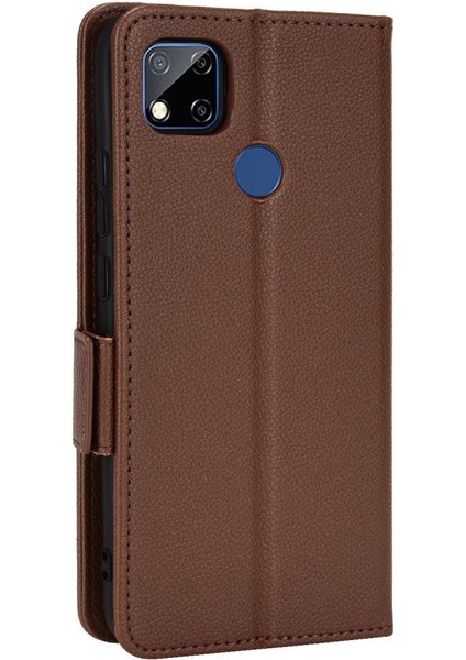 Xiaomi Redmi 9C/10A Yan Toka Pu Deri Kart Yuvaları Tutucu (Yurt Dışından)