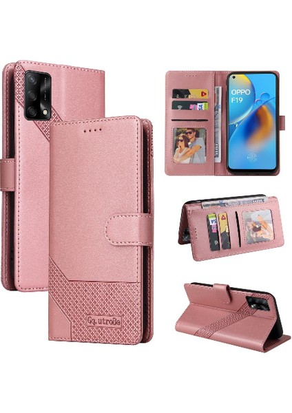 Oppo A74/F19 Üç Kart Yuvaları Darbeye Kickstand 4 Köşe Için Flip Case (Yurt Dışından) fırsatları