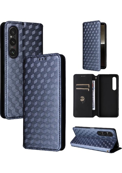 Sony Xperia 1 Vi Için Kılıf Cüzdan Kart Yuvaları Tutucu Pu Deri 3D (Yurt Dışından)