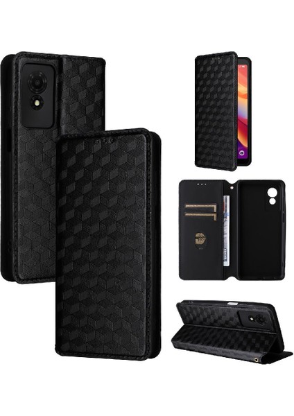 Tcl 501 4g Pu Deri Manyetik Kapatma 3D Desen Cüzdan Kartı Için Kılıf (Yurt Dışından) fırsatları