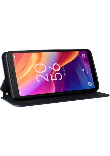 Tcl 501 4g Pu Deri Manyetik Kapatma 3D Desen Cüzdan Kartı Için Kılıf (Yurt Dışından) modelleri