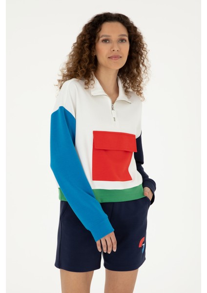 Kadın Beyaz Sweatshirt 50284300-VR013