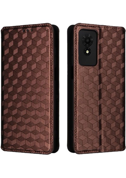 Tcl 501 4g Pu Deri Manyetik Kapatma 3D Desen Cüzdan Kartı Için Kılıf (Yurt Dışından) fiyatları