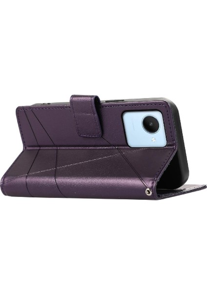 Realme C30 Darbeye Üç Kart Yuvaları Kickstand Şok Için Flip Case (Yurt Dışından) indirimleri