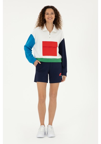 Kadın Beyaz Sweatshirt 50284300-VR013 fırsatları