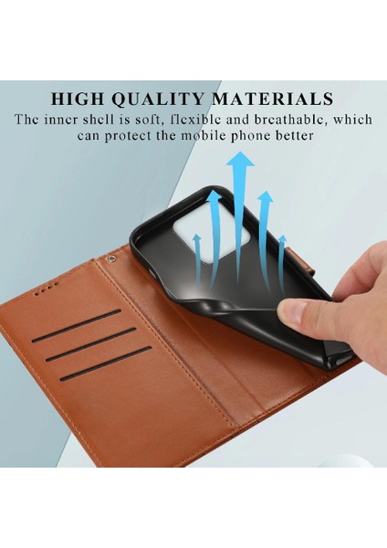 Realme C53 Üç Kart Yuvaları Için Flip Case Kickstand Darbeye Şok (Yurt Dışından)