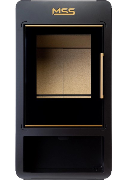 Designo Şömine Odun Sobası 8 Kw Gold