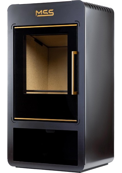 Designo Şömine Odun Sobası 8 Kw Gold