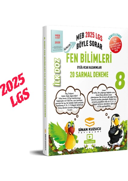 8. Sınıf İlk Doz Sarmal Branş Denemeleri Fen Bilimleri