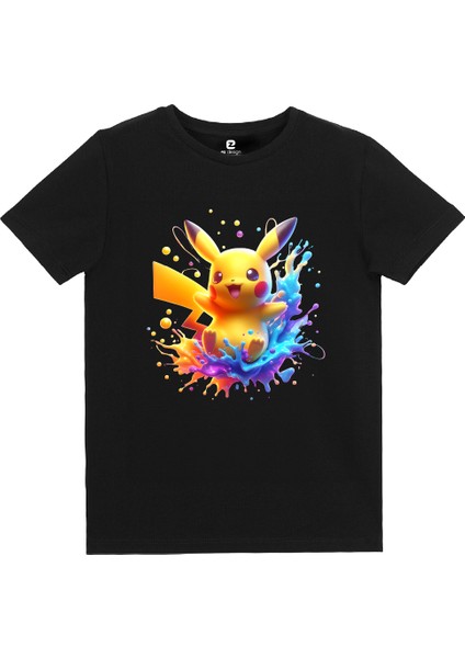 Pikachu Baskılı T-Shirt